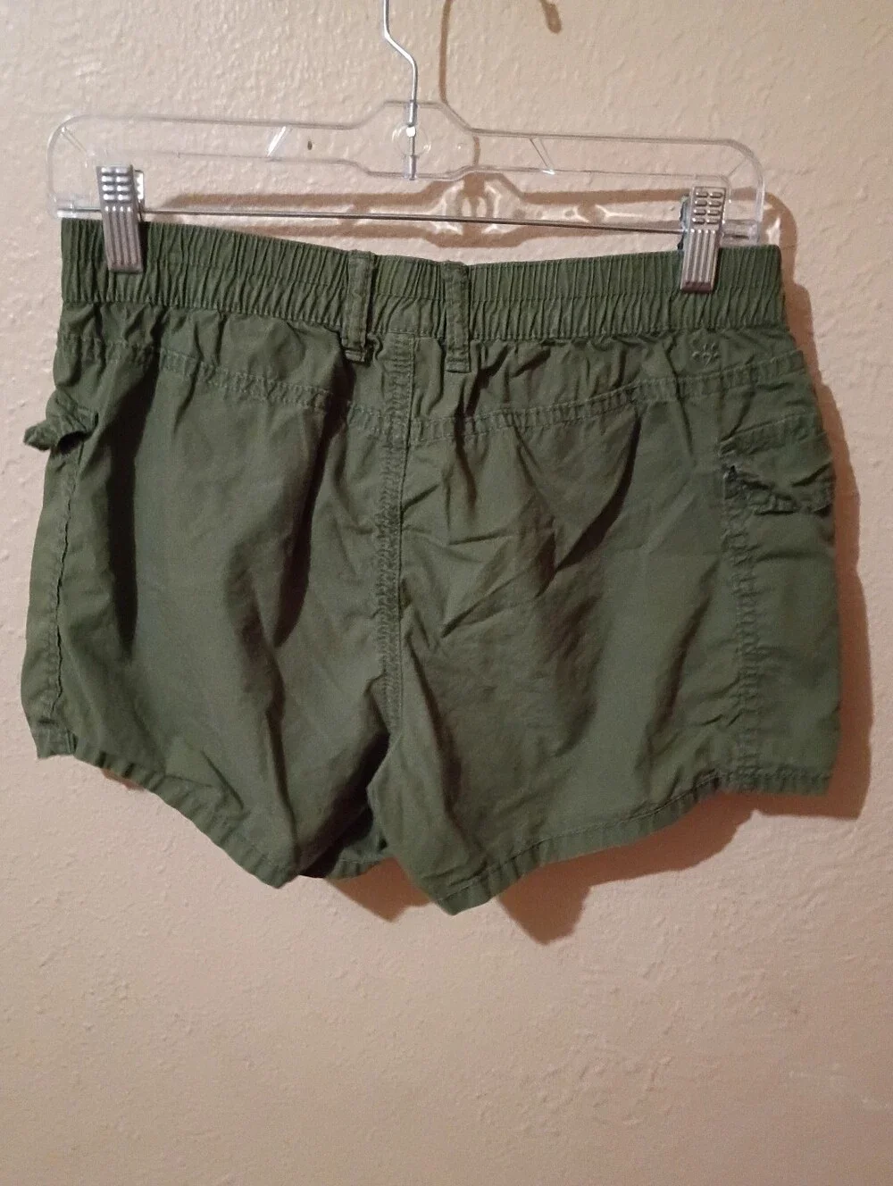 Girls Size 18 Justice Casual Utility Shorts - Olive Green